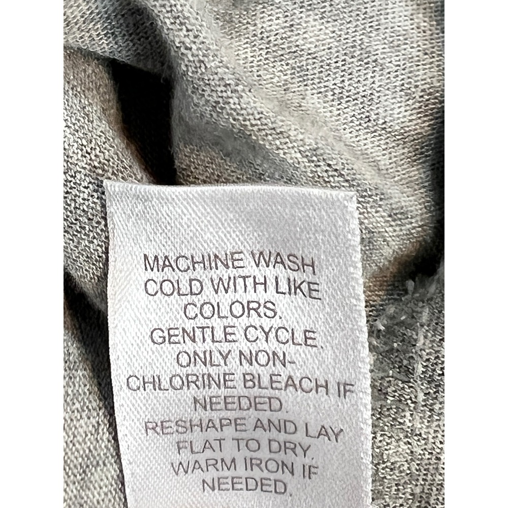 J. Jill Pure Jill A-Line Elliptical Dress Women L Gray Cotton Modal PJ Dress D34 - Picture 7 of 7